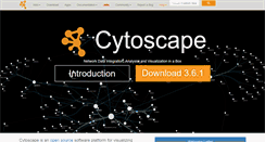 Desktop Screenshot of cytoscape.org